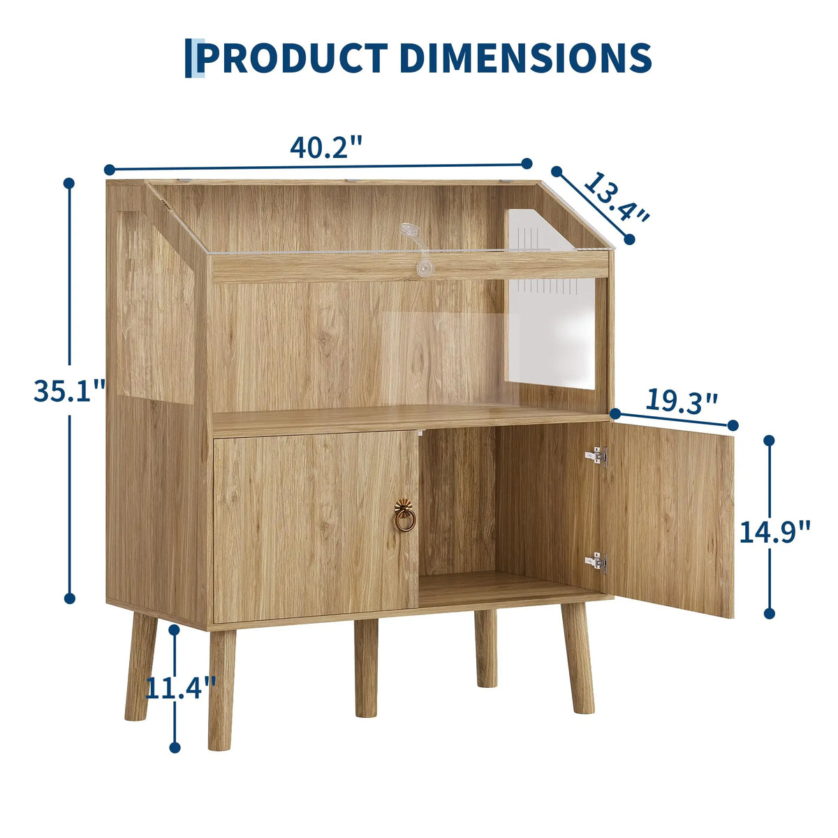 Premium Wooden Pet Enclosure Cabinet Housing For Hamsters