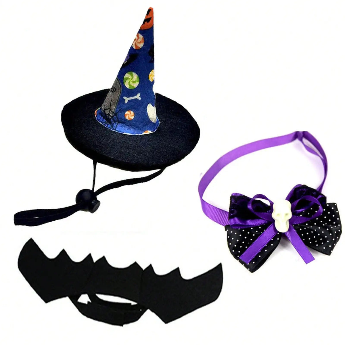 Halloween Pet Costume And Accessory Set For Cute Pets