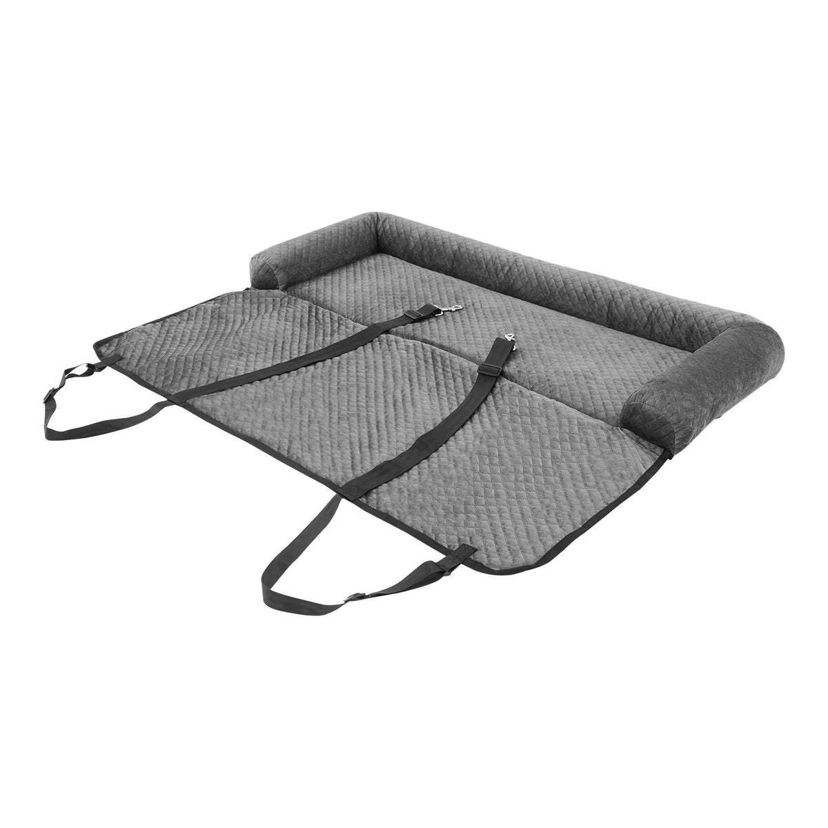 Bymaocar Dog Car Seat Bed With Safety Tethers For Travel