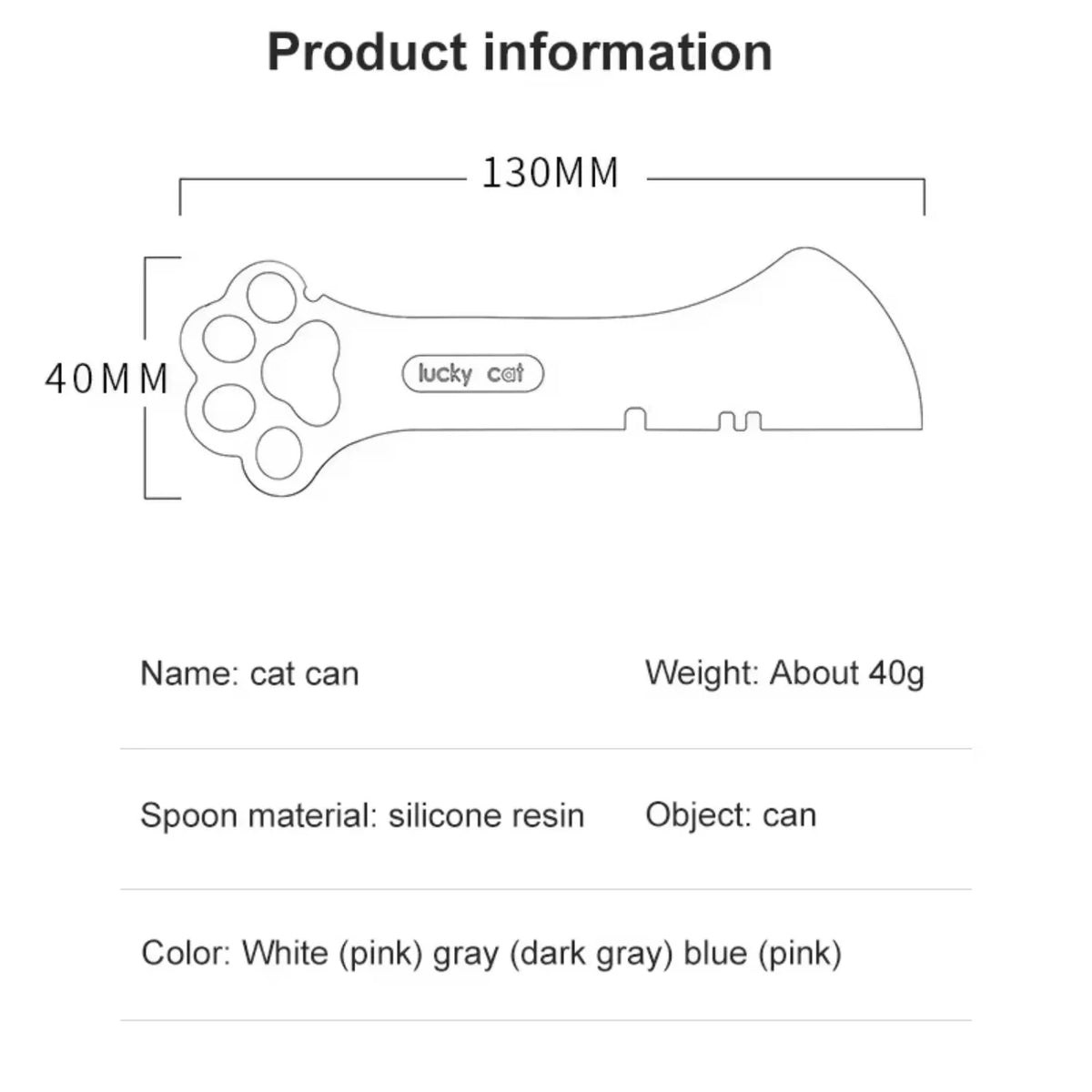Multifunctional Pet Food Spoon and Can Opener for Cats and Dogs