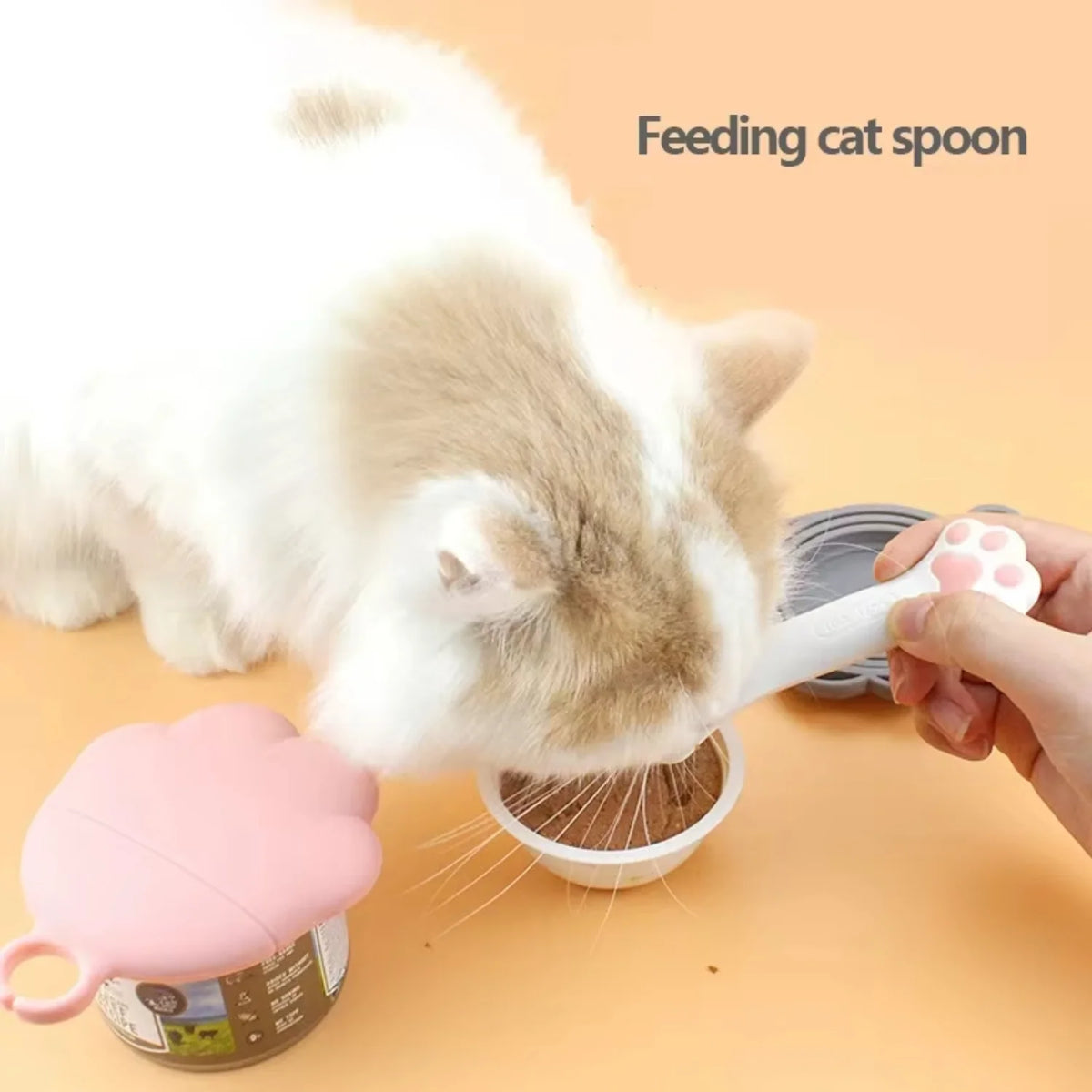 Multifunctional Pet Food Spoon and Can Opener for Cats and Dogs