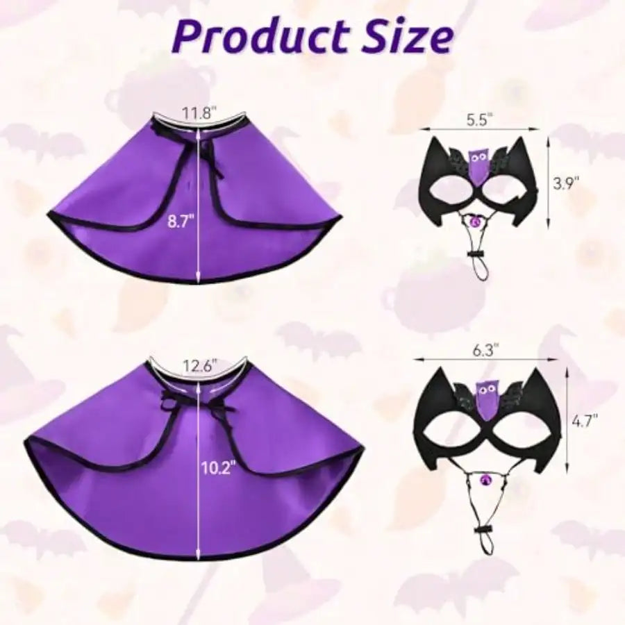 Pet Vampire Bat Cape Halloween Costume For Dogs And Cats