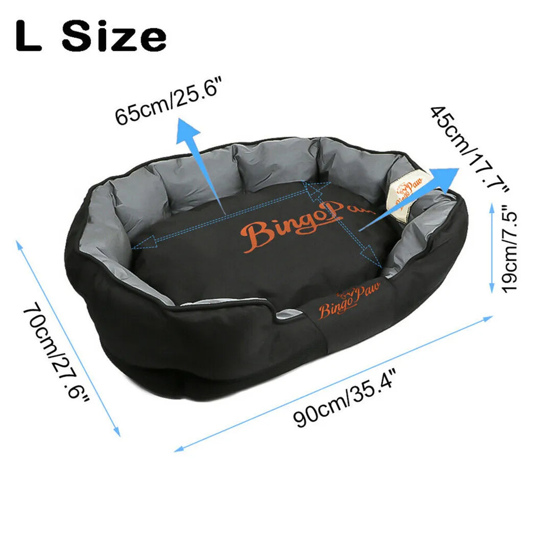 BORWART Orthopedic Waterproof Dog Sofa Bed With Removable Washable Cover