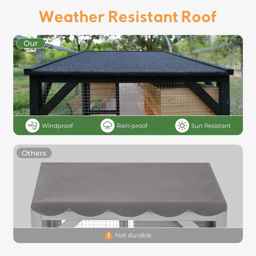 Nicedday Four Tier Outdoor Cat Catio With Removable Platforms