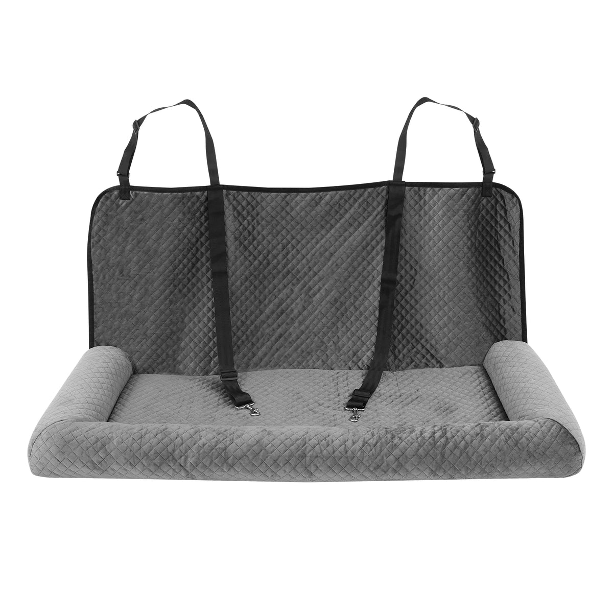 Bymaocar Dog Car Seat Bed With Safety Tethers For Travel