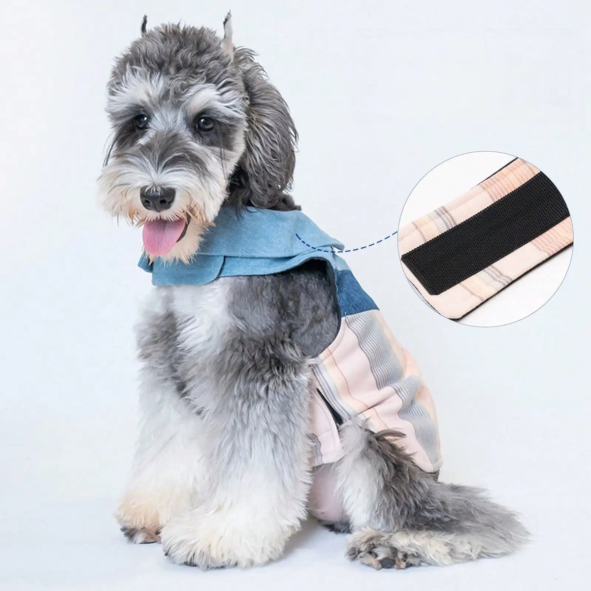 Pet Denim Collar Vest for Dogs and Cats Lightweight Outfit