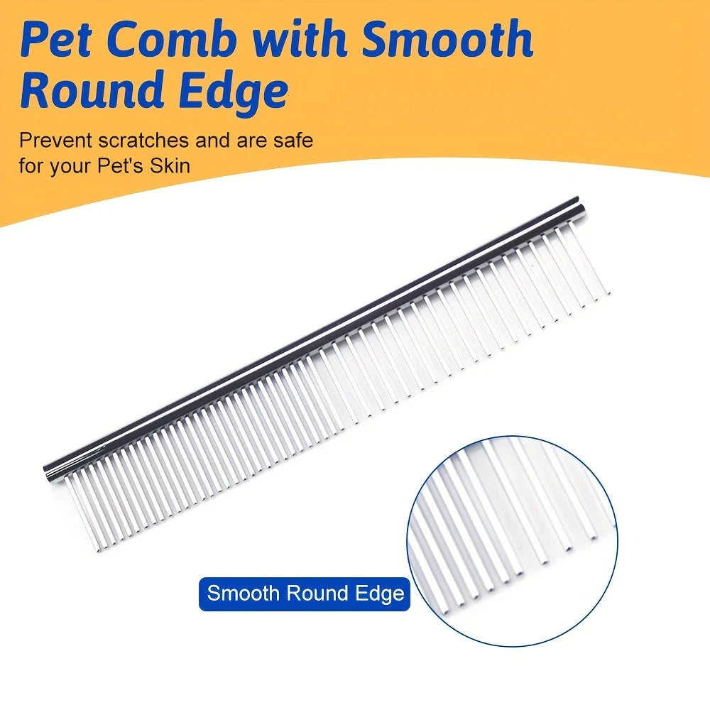 Stainless Steel Pet Grooming Scissors Set With Rounded Safety Tips