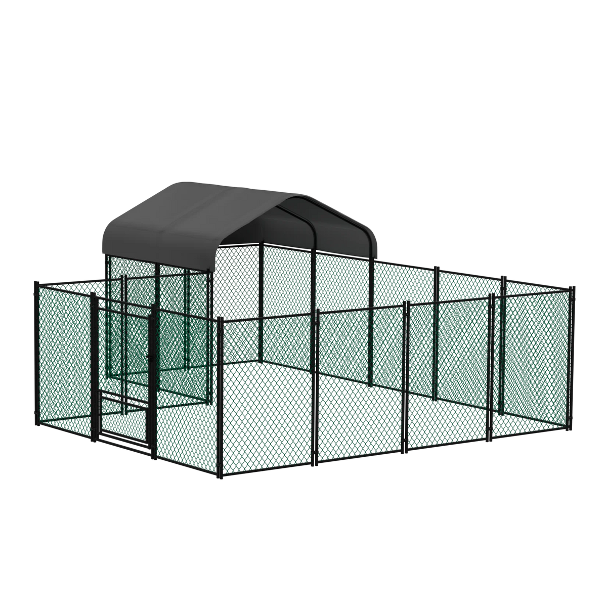 Outdoor Metal Chicken Coop Portable Tractor Cage Enclosure Farm Yards