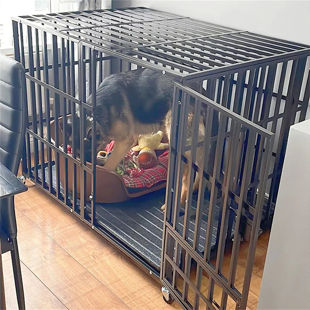Borwart Heavy Duty Dog Crate Chew Resistant Metal Kennel Tray