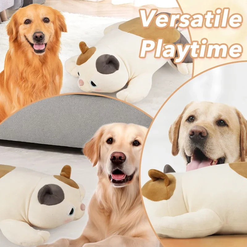 Simulated Heartbeat Puppy Plush Toy For Soothing Pet Sleep Aid