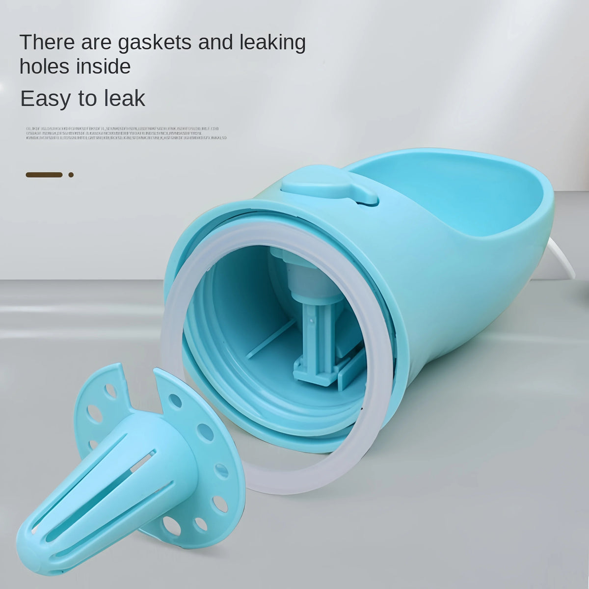 Portable Pet Travel Water Bottle With Integrated Food Bowl