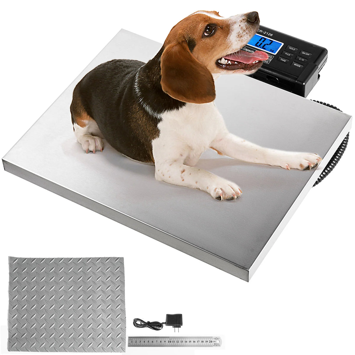 Heavy Duty Digital Livestock Weighing Scale With Stainless Steel Platform