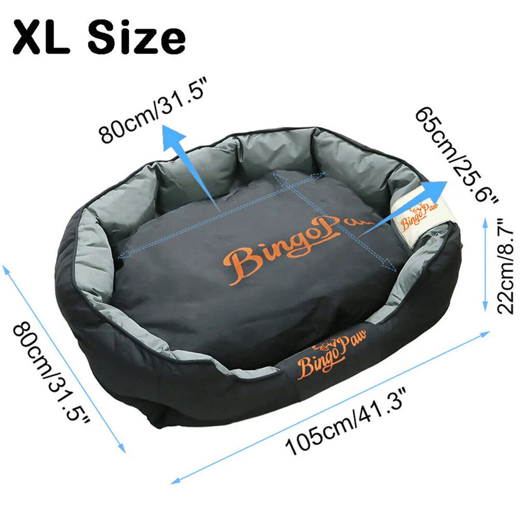 BORWART Orthopedic Waterproof Dog Sofa Bed With Removable Washable Cover