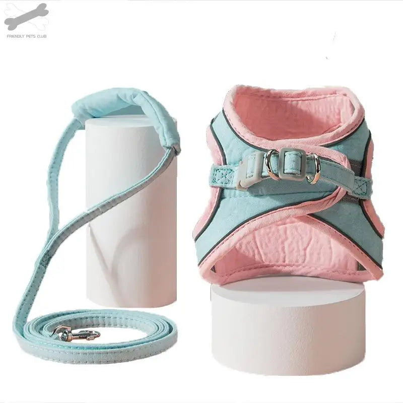 Reflective Nylon Cat and Dog Vest Harness for Night Walks