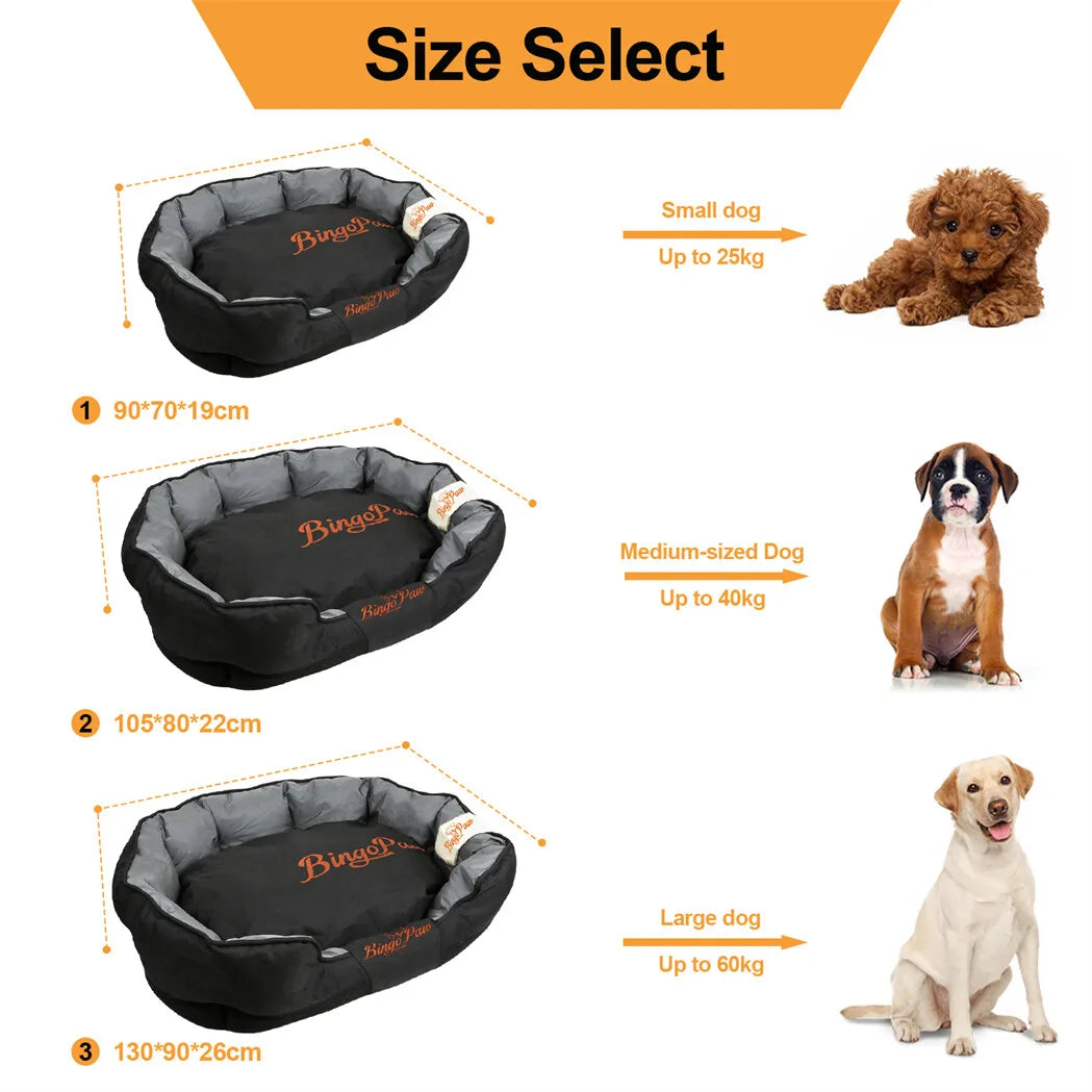 BORWART Orthopedic Waterproof Dog Sofa Bed With Removable Washable Cover