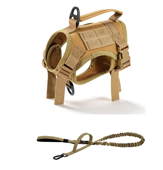 PETRAVEL Tactical Cat Harness Vest and Leash Set Adjustable Escape Proof