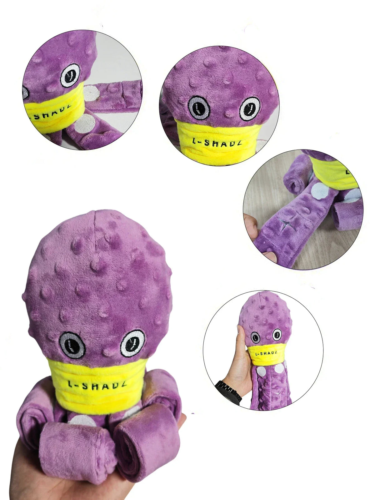 Plush Octopus Dog Snuffle Toy Interactive Puzzle Chew Game
