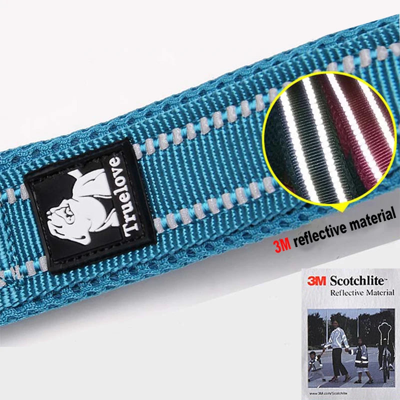 Winhyepet Reflective Padded Handle Dog Training Leash