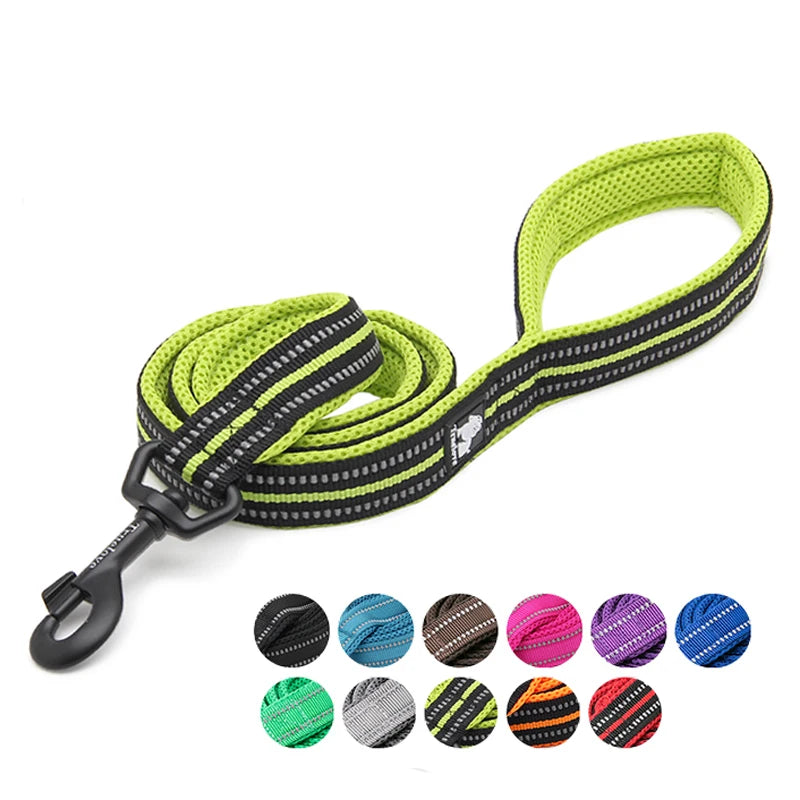 Winhyepet Reflective Padded Handle Dog Training Leash