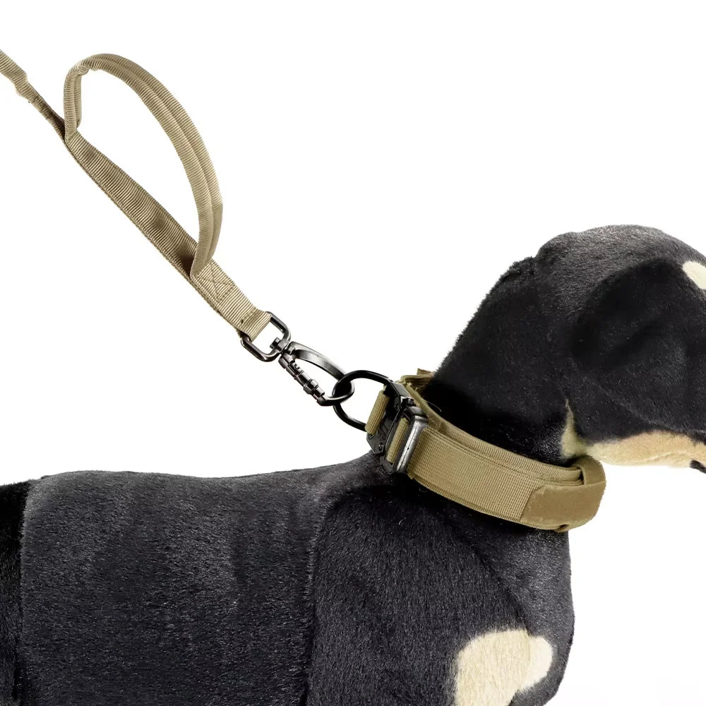 PETRAVEL Adjustable Military Dog Leash With Dual Control Handles
