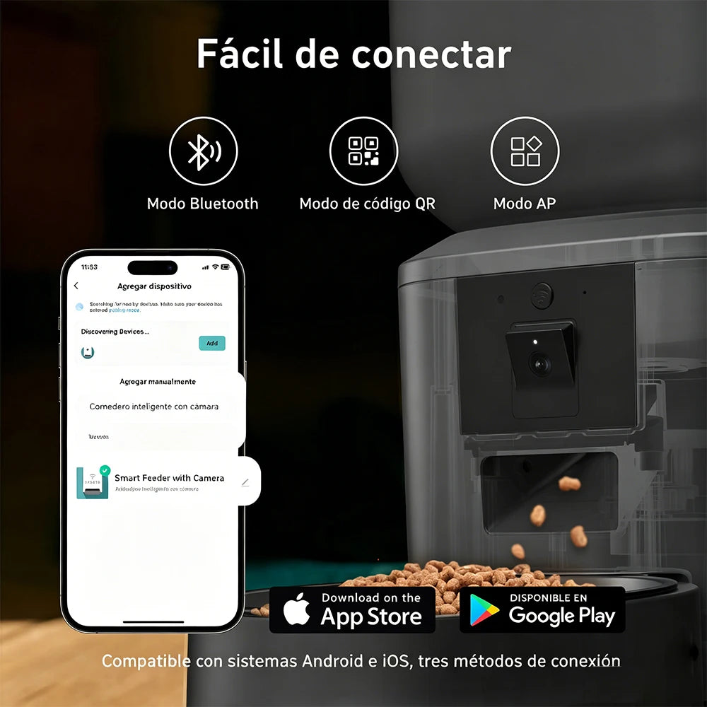 Nityers Smart Automatic Cat Feeder With Night Vision Camera