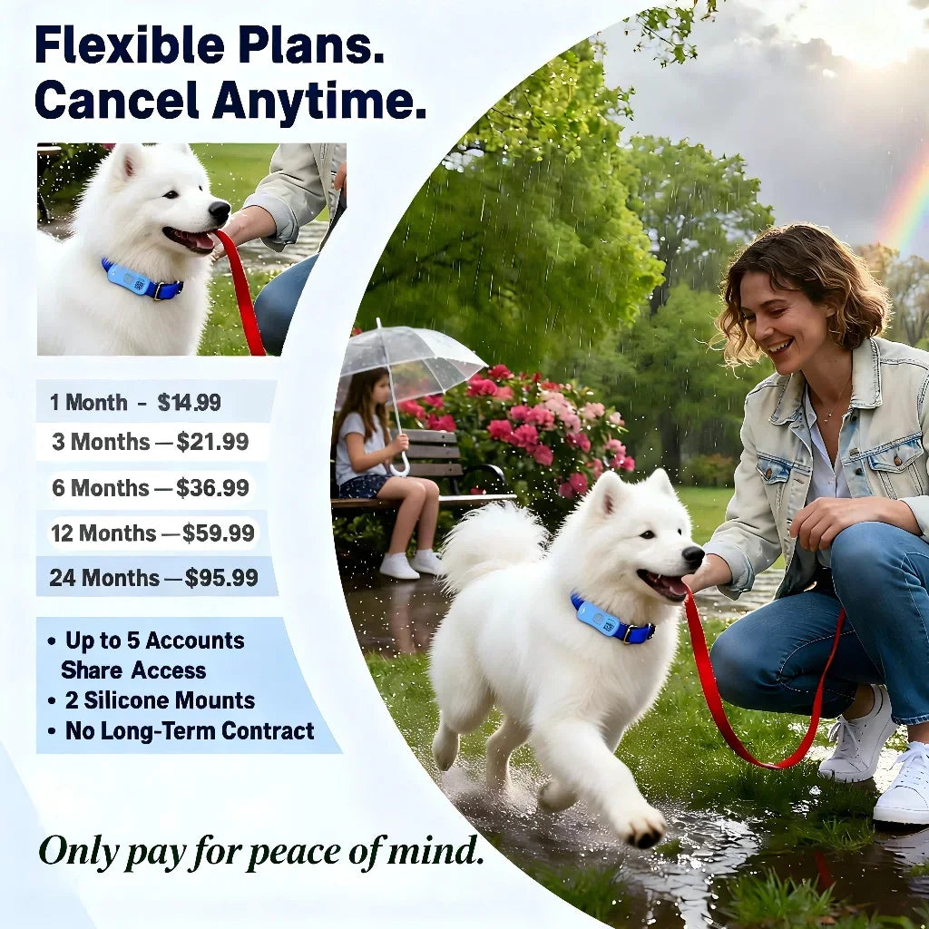 Wanwaytech GPS Pet Tracker With Unlimited Range And Secure Tracking