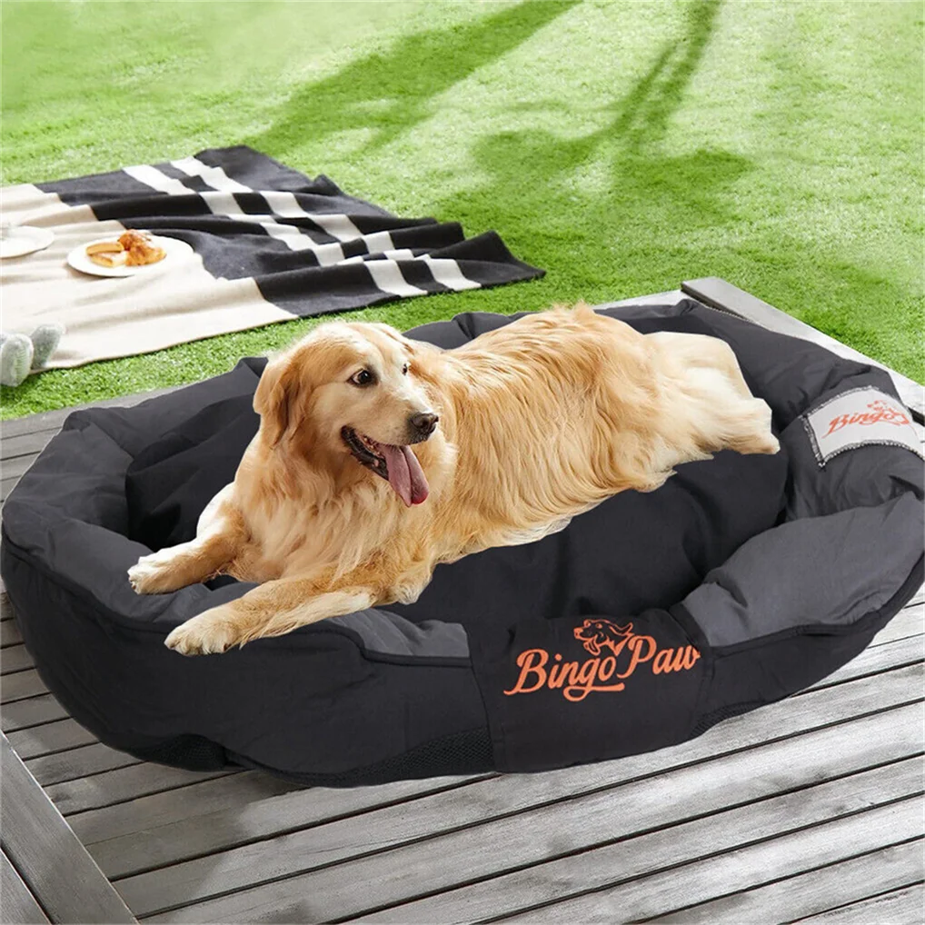 BORWART Orthopedic Waterproof Dog Sofa Bed With Removable Washable Cover