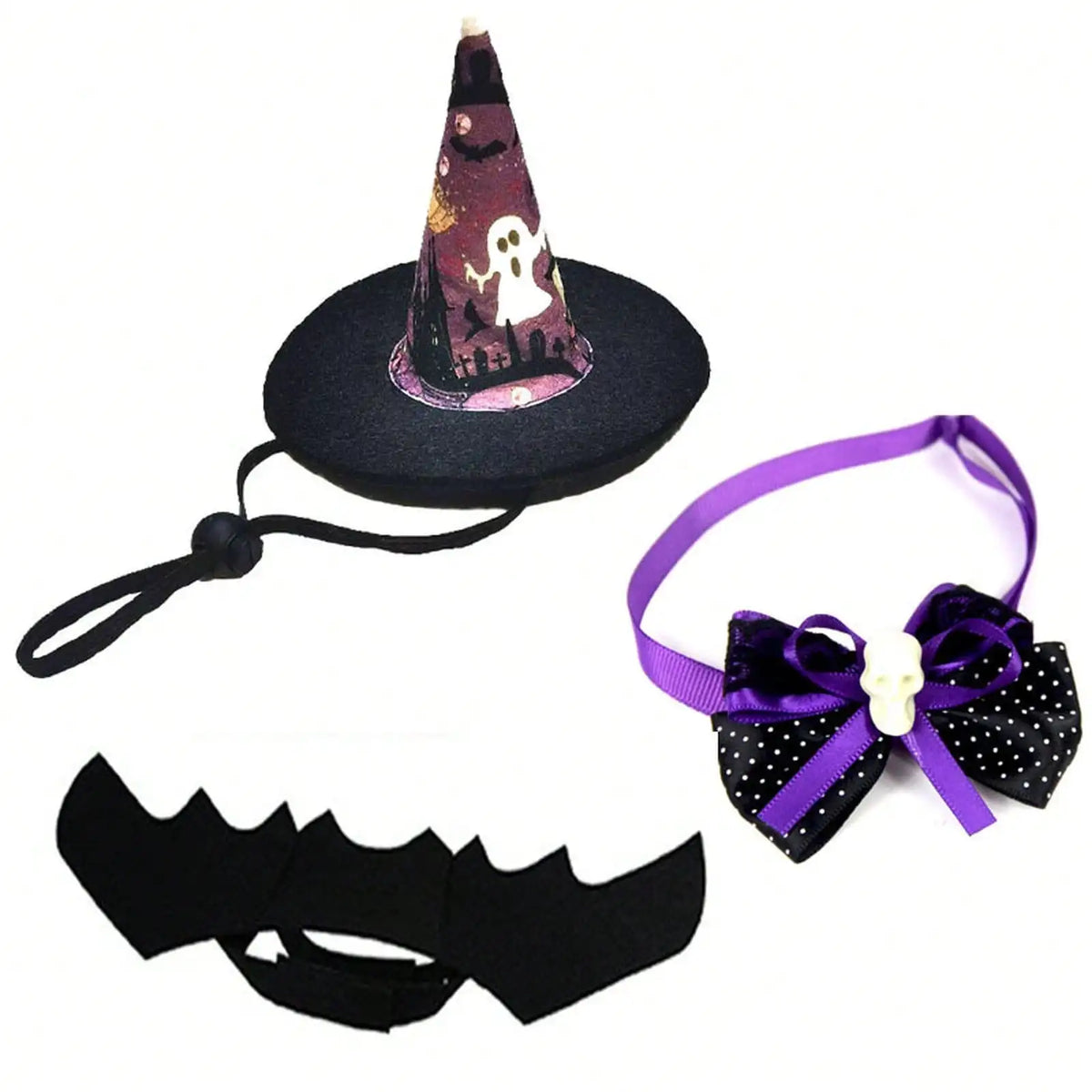 Halloween Pet Costume And Accessory Set For Cute Pets