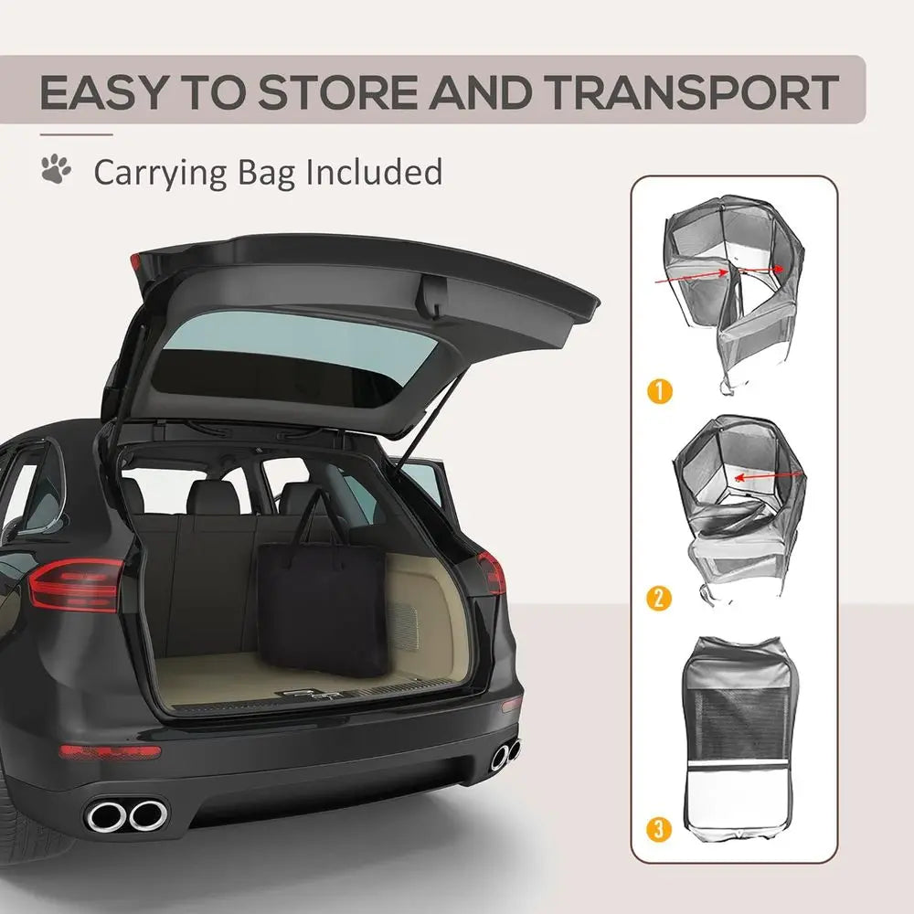 Portable Pet Playpen Exercise Tent With Convenient Carrying Bag