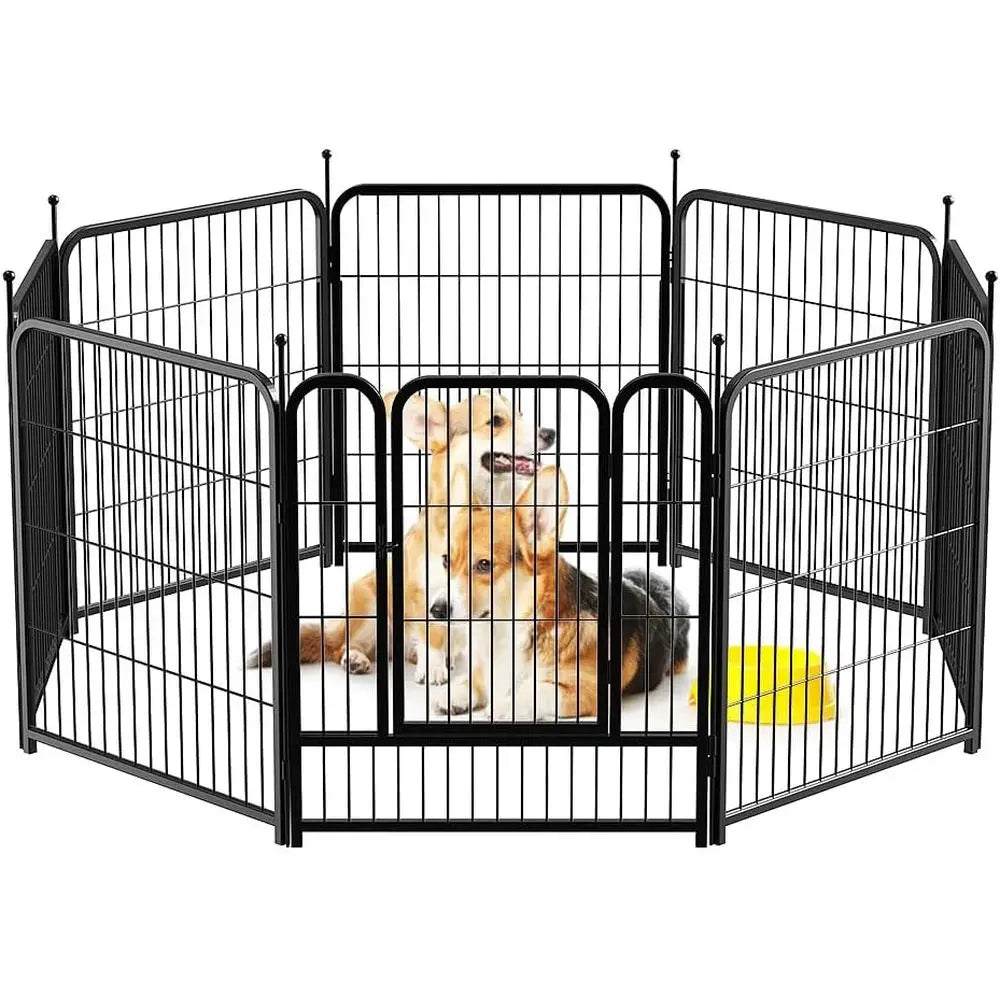 Indoor Outdoor Metal Pet Playpen Exercise Fence for Dogs and Cats