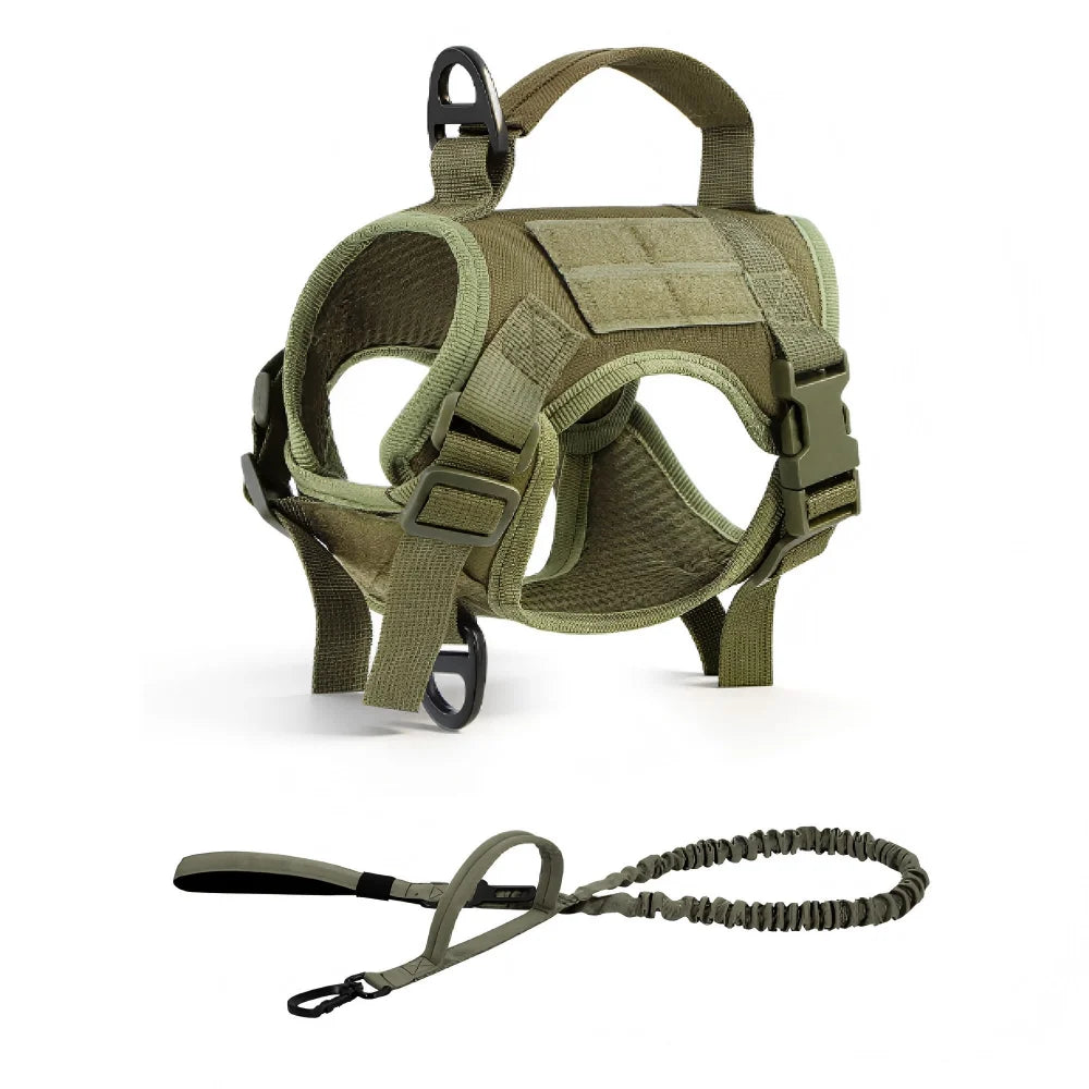 PETRAVEL Tactical Cat Harness Vest and Leash Set Adjustable Escape Proof