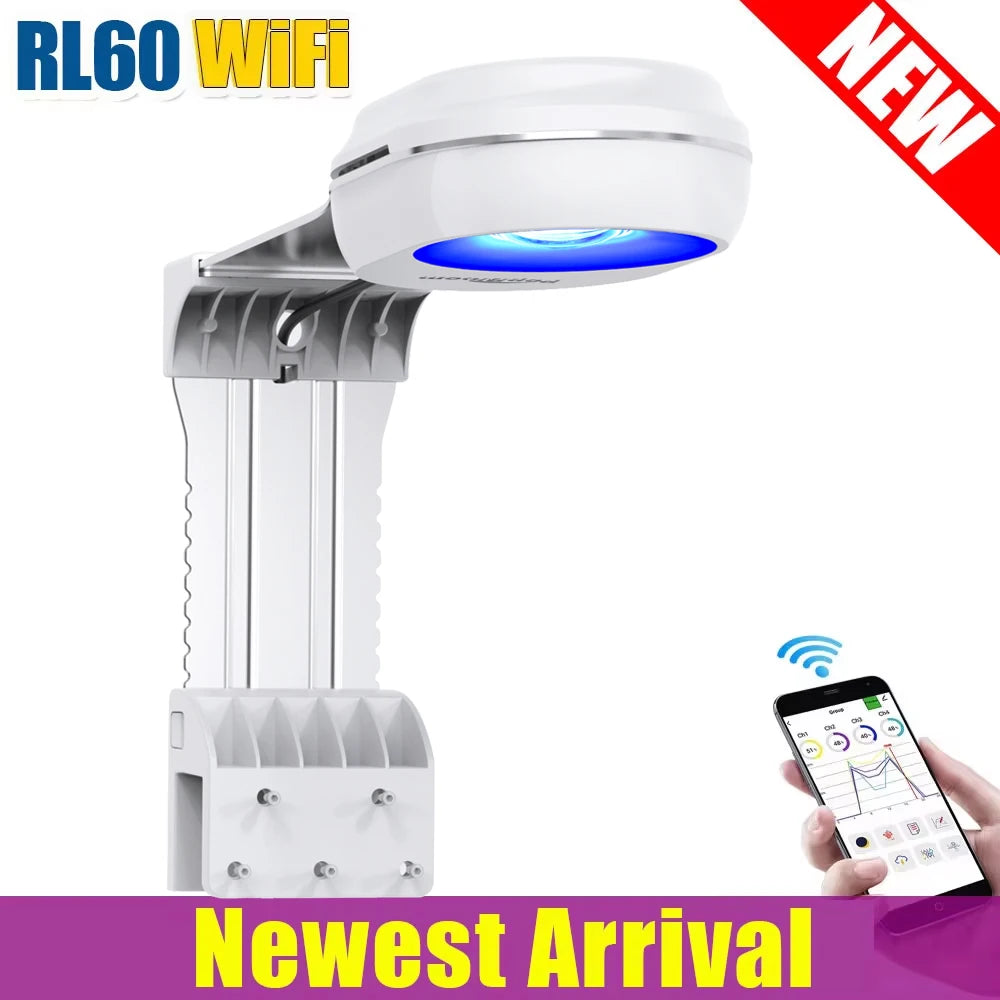 PopBloom WiFi Full Spectrum LED Light for Saltwater Reef Aquariums