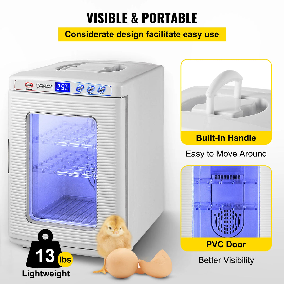 Automatic Reptile Incubator For Snakes And Turtles With Thermostat Control