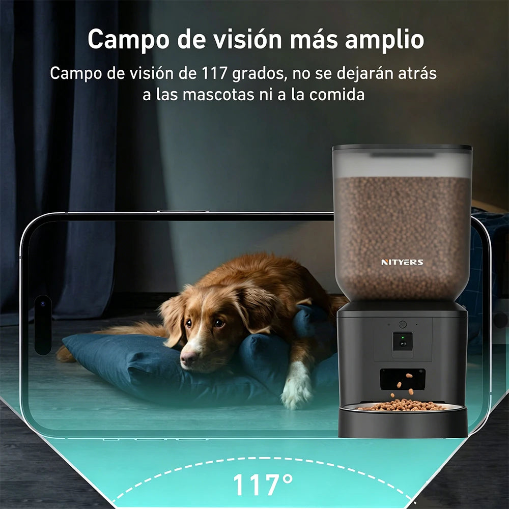 Nityers Smart Automatic Cat Feeder With Night Vision Camera