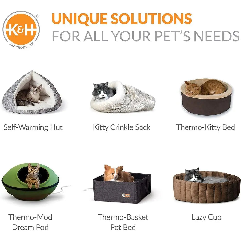 Comfortable Handwoven Knitted Round Cat Bed For Small Pets