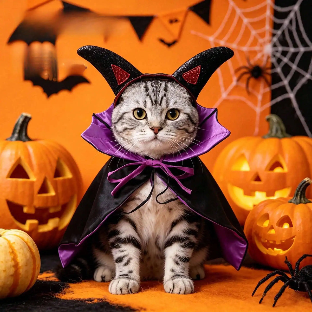 Halloween Bat Pet Cloak Dog Costume Cat Cape Cosplay Outfit