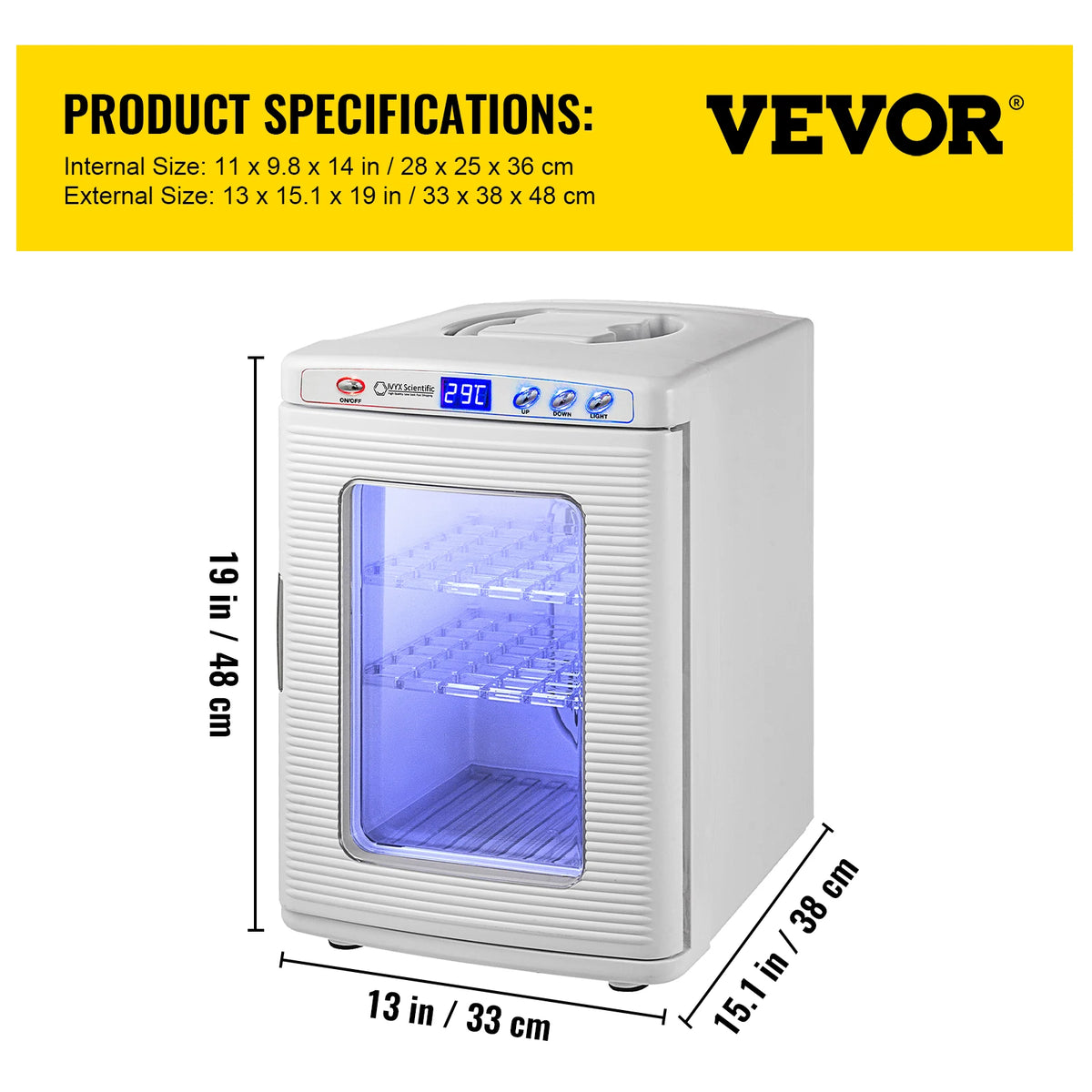 Automatic Reptile Incubator For Snakes And Turtles With Thermostat Control
