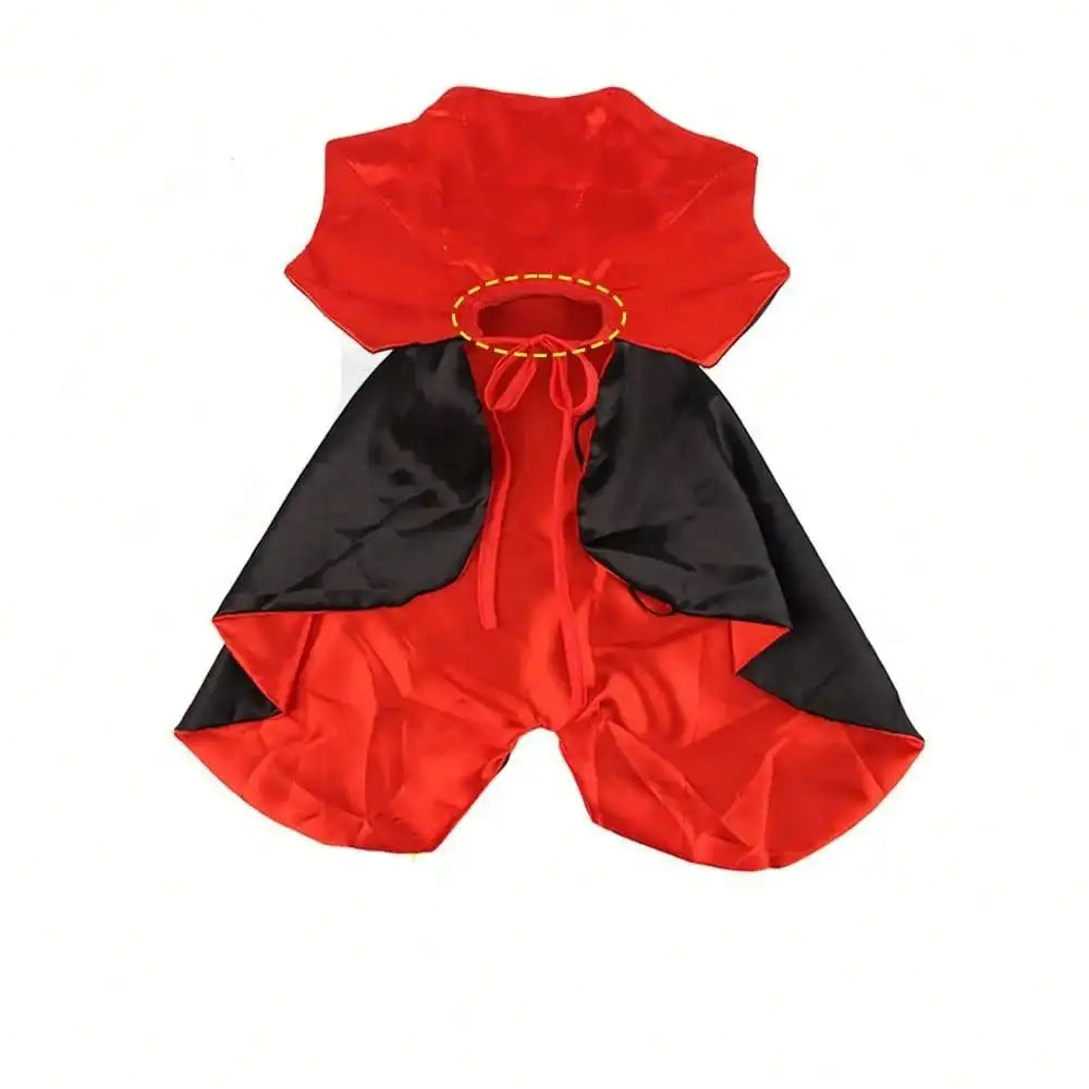 Adjustable Halloween Pet Cape Costume With Soft Comfortable Fabric
