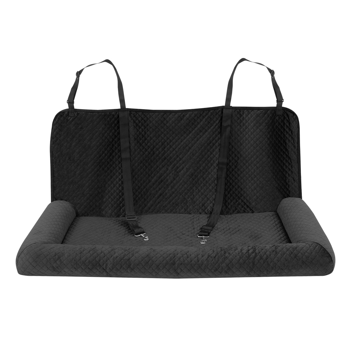 Bymaocar Dog Car Seat Bed With Safety Tethers For Travel