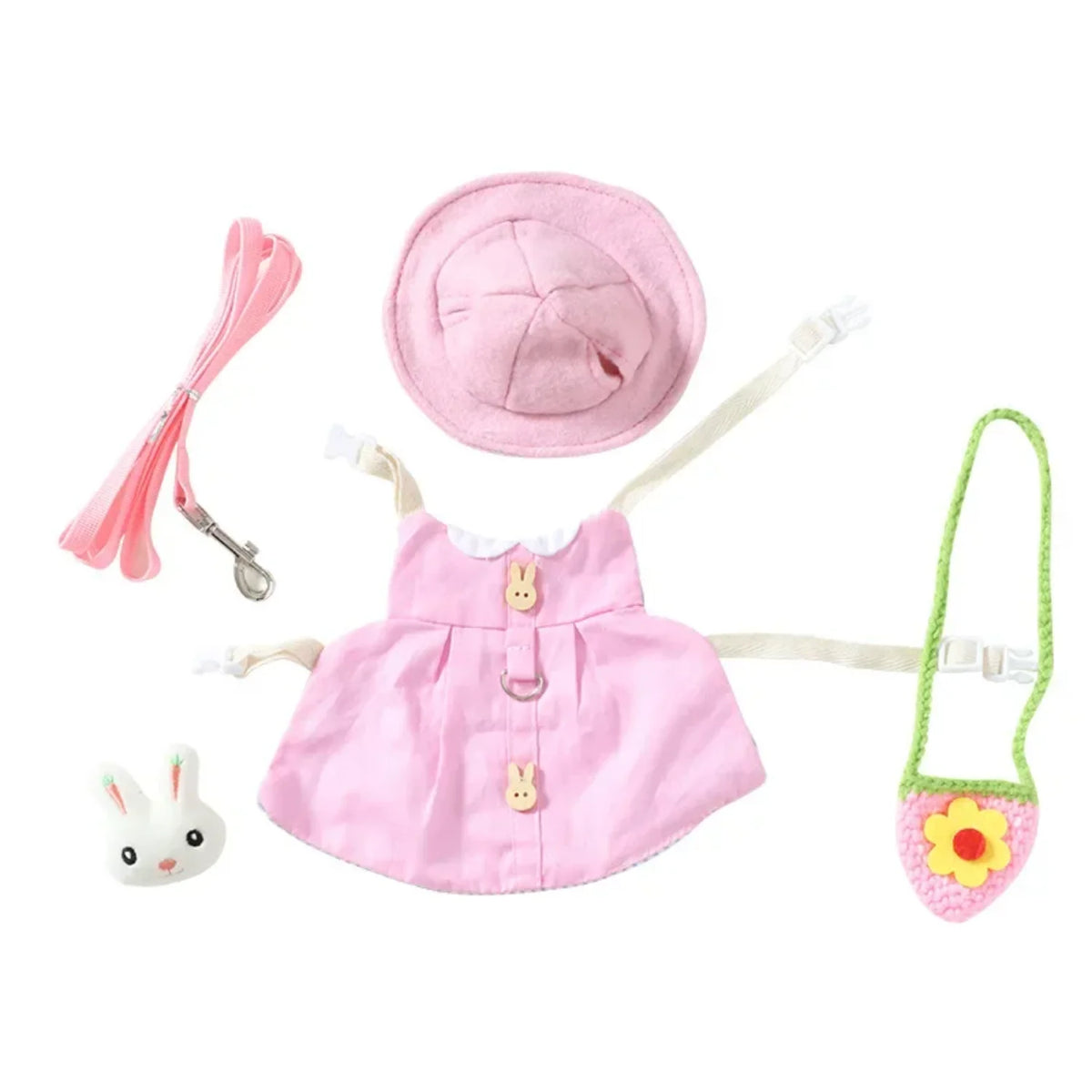 Comfortable Small Animal Harness And Leash Set For Pets
